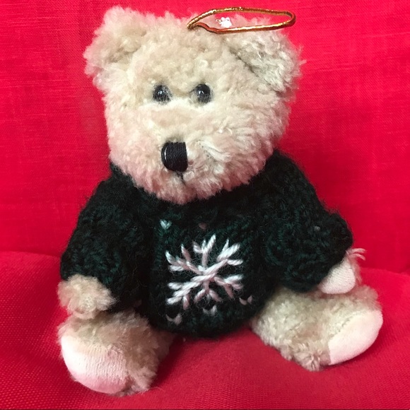 Vintage Other - Cute Vintage Plush Bear Ornament